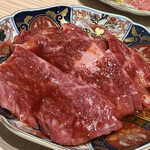 焼肉 慶 - 上ハラミ、レア焼きで設計されてるこれがバチうま