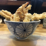 はちまき - 穴子海老天丼(正面)