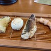 Tempura Abura Ya - なす、卵、白身魚、海老