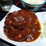 ほびーい喫茶店 - ハンバーグセット 750円(税込)