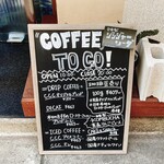 COZY COFFEE CONNECXION - メニュー看板