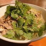 田燕 まるかく三 - パクチー山盛り