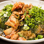 Tenya Wanya Okonomiyaki - 豚キムチ肉玉ごはん