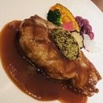 Uomi - 豚のステーキ・赤ワインBBQソース