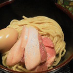 130503東京　一燈　特製魚介つけ麺（特製です）