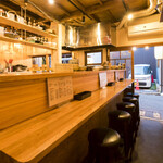 酒と辛味 のそのそ - カウンター内観内から