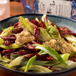 酒と辛味 のそのそ - 辣子鶏（ラーズーチー）