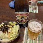 三酉屋 - 瓶ビール&お通し