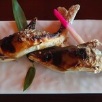 鯉西 - 鮎塩焼きニ尾