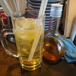 いせや総本店 - 酎ハイの梅シロップ割り