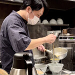 めん 呼白 - 調理風景