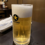 すし居酒屋小池 - 生ビール　210円