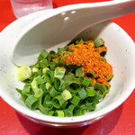 ラーメン二郎 - 待ってる間にカスタマイズ♪