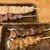 楽や - 料理写真:串焼きー豚バラ、砂ずり、鶏きも、鶏皮