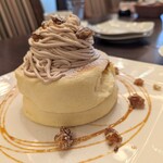 高倉町珈琲 - マロンリコッタパンケーキ