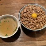 石井 - 〆のそぼろどんとスープ