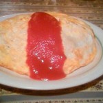 オムライス中盛り。