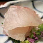 青華こばやし - 鯛　お造り　アップ