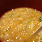 青華こばやし - 地鶏と花山椒煮の雑炊　北条米　アップ