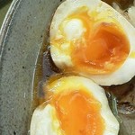 麺組 - 味付け煮卵　アップ