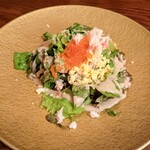 Azabu Juuban Teppanyaki Roman Tei - ズワイ蟹のサラダ