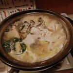 和心 かぎり - 牡蠣と白子の鍋