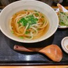 irico - 海老天かけうどん　1000円(税込)　＆　白ご飯　130円(税込)