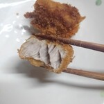 うまいち - 尾肉フライ・断面