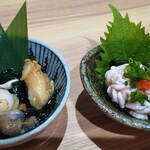 魚男 磨き - お通し