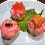 肉割烹 英 - だんごの肉寿司