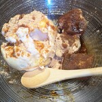 肉割烹 英 - わらび餅のアイスクリーム