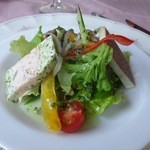 Restaurant Yuuki - ランチの「自家製テリーヌ　＆　サラダ」。テリーヌは絶品。サラダも新鮮。