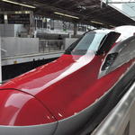 出羽屋 - なんか赤い新幹線乗りたかっただけかも・・・あ、仙台から仙山線と左沢線で出羽屋さんへ。
