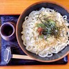 鳴門うどん - 明太温玉うどん温のトリプル　800円