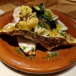 7FUKU - 牡蠣のガーリックバター焼き