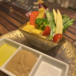 和フレンチバル村塾 - 生野菜を美味しくいただきましょう〜♫