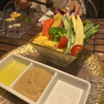 和フレンチバル村塾 - 季節野菜のバーニャカウダ