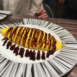 和フレンチバル村塾 - フォアグラ入ふわとろオムレツ