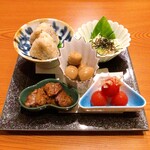 板前割烹 TEN と TEN - おばんざい5点盛り