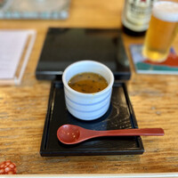 いわ志 本店 - 最初に茶碗蒸しからスタート。