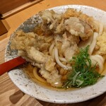 ふたば製麺 - ねぎ＆生姜を投入