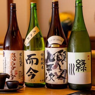 【全コース飲み放題付き】こだわりの日本酒もご堪能あれ。
