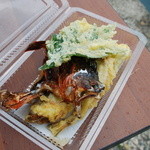 漁港めし - 天ぷらは食べきれなかったからお持ち帰りです♪