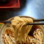 手打そば常陸屋 - 常陸秋そばの麺