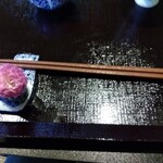 AQUA DINING CAFE 瓢黎 - 箸置き