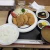 トンカツ 浅井 - ハムカツ＋メンチカツ定食