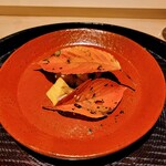 日本料理 研野 - 紅葉の下に京都もち豚の叉焼