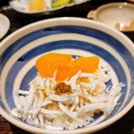 日本料理 研野 - 釜揚げしらすに黄身醤油