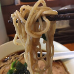 らぁ麺 奏 - 全粒粉入りっぽい ちぢれ麺だけど悪くない