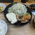 日鶏ひとり - 半々定食(チキン南蛮、おろしポン酢)